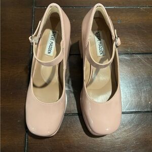 Steve Madden Blush Pink T-Strap Heels